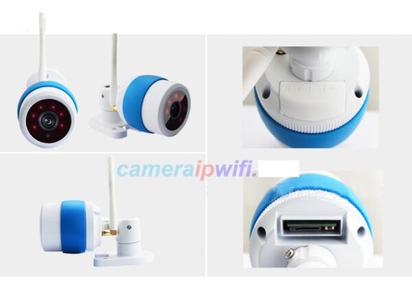 Camera ip thân trụ ngoài trời thẻ nhớ