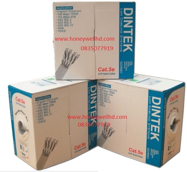 Cáp mạng Dintek CAT.6 UTP (100 mét/thùng)